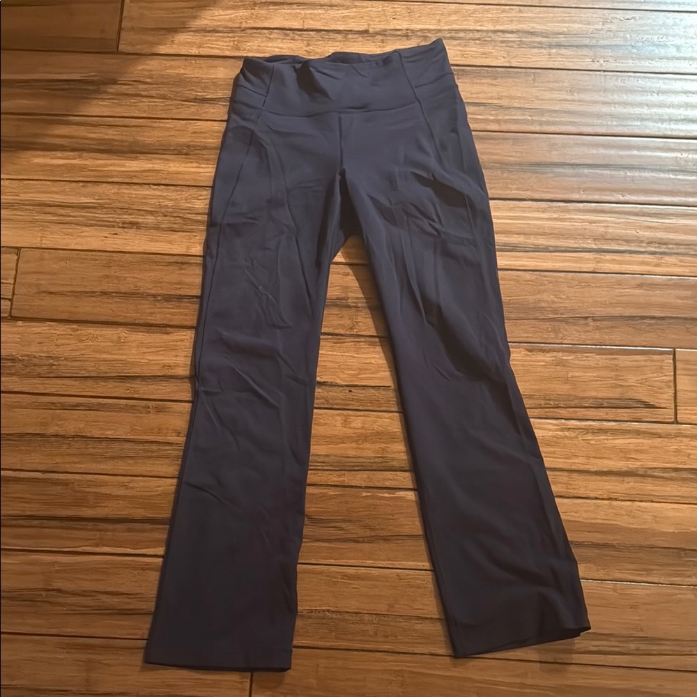 Lululemon Women's High-Waist Yoga Pants Size 10, Navy Blue